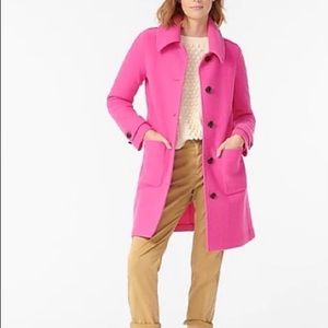 J. Crew Lady Coat In Italian Boiled Wool NWT 00